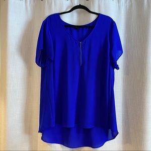 Royal Blue Torrid Blouse